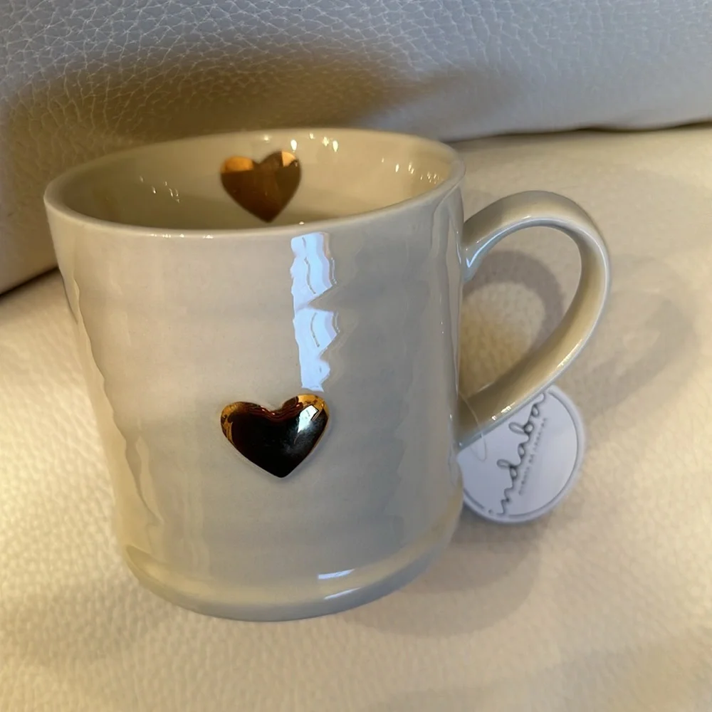 2!! ❣️ Sundance Catalog Sweetheart Stoneware Mug NWT x 2 - Picture 4 of 8